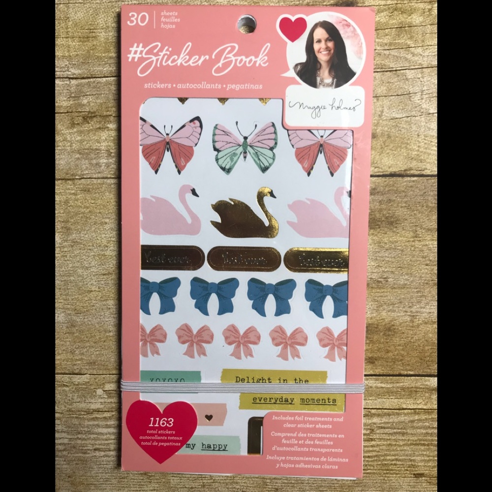 Maggie Holmes sticker book